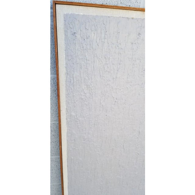 Abstract Painting on Canvas and Board Gesso Texture and Oil Colors Title : Introspections 1 Artist : Sevega Adriano