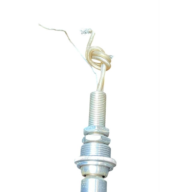 Mid-Century Modern Vintage Halophane Pendant Light For Sale - Image 3 of 14