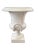 Grand Tour Mid-20th Century Italian Neoclassical White Glazed Ceramic Urn, 10.5" For Sale - Image 3 of 11