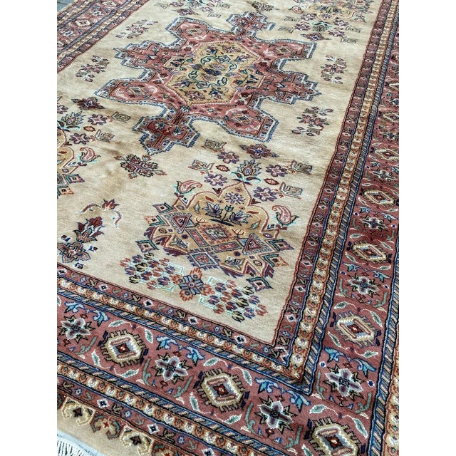 Vintage Pakistani Rug For Sale - Image 4 of 18