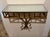 Gold Gilt Iron Faux Bamboo Wall Shelf / Console For Sale - Image 8 of 12