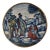 Majolica Plate of Paul and the Soldiers, Italy Circa 1960 For Sale