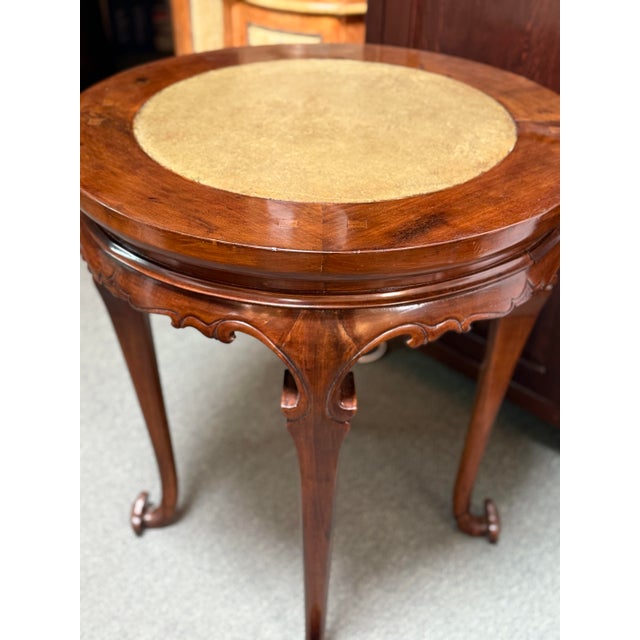 19th Century Marble Top Lingzhi Fungus Side Table For Sale - Image 4 of 12