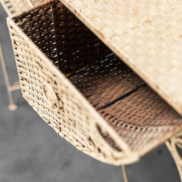 Vintage Wrought Iron Dressing Table, 1950s For Sale - Image 3 of 16