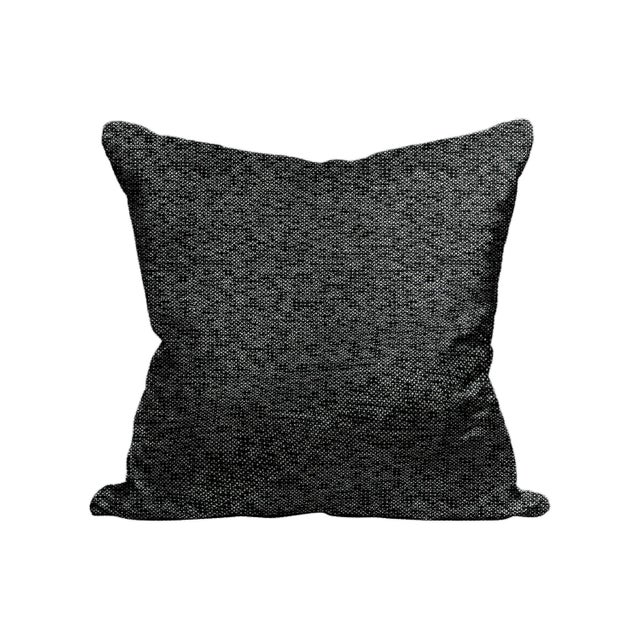 Contemporary The House of Scalamandré Torrs Pillow, Salt & Pepper For Sale - Image 3 of 3