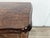 Brown Chippendale Dressing Table in Walnut Burl and Brass, 1940 For Sale - Image 8 of 18