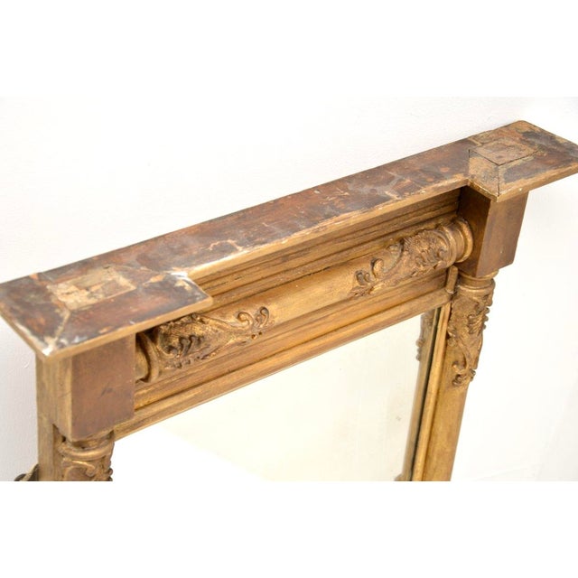 Gold Antique Regency Gilt Wood Mirror, 1800 For Sale - Image 8 of 10