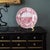 American Grand Canyon Delft Style Red Pink and White Decorative Plate For Sale - Image 3 of 5