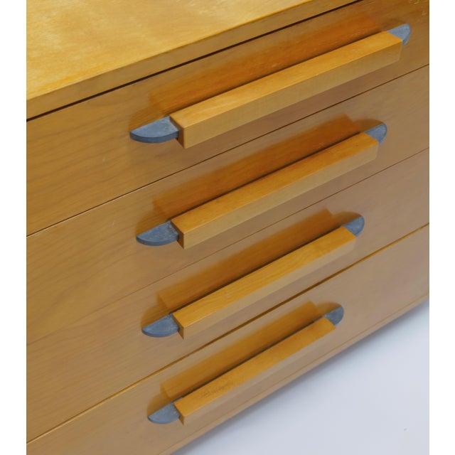 Wood Rare Pair of Eliel & Pipsan Saarinen Chests for Johnson Furniture, 1940s For Sale - Image 7 of 16
