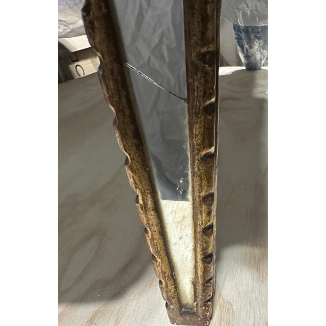 1950s Vintage Italian Mirrored Coffee Table For Sale - Image 11 of 13