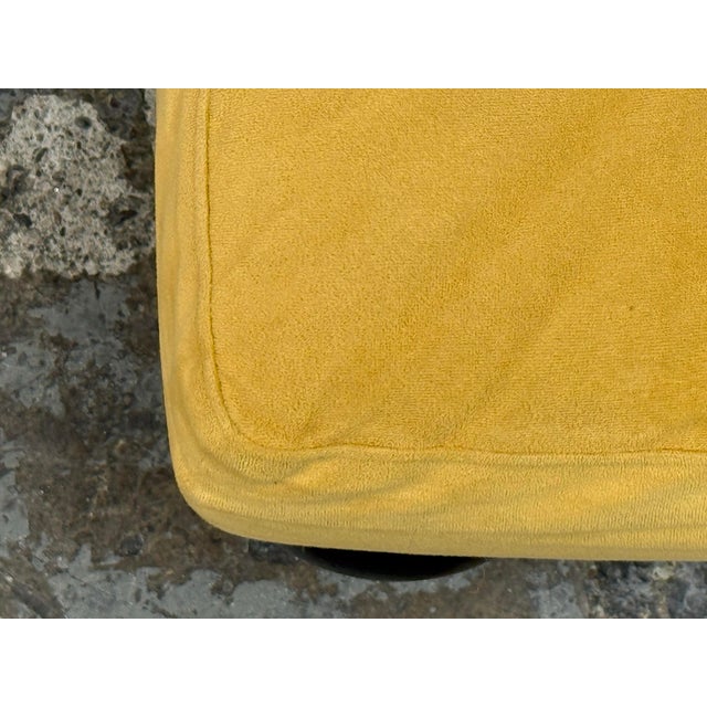 West Elm Tufted Essex Ottoman For Sale - Image 10 of 12