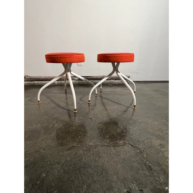 1960s Space Age Stools - a Pair For Sale - Image 4 of 5