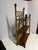 Wood Antique Scorched Bamboo 3 Shelf Etagere For Sale - Image 7 of 10