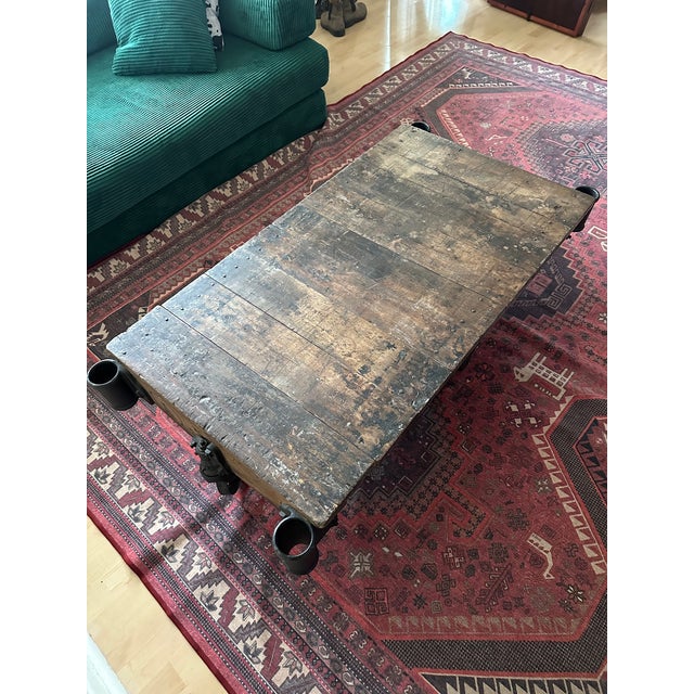 Rare 1940's Nutting Truck Co. Cart Coffee Table | Model 140/141 | Faribault Minn For Sale In Austin - Image 6 of 9