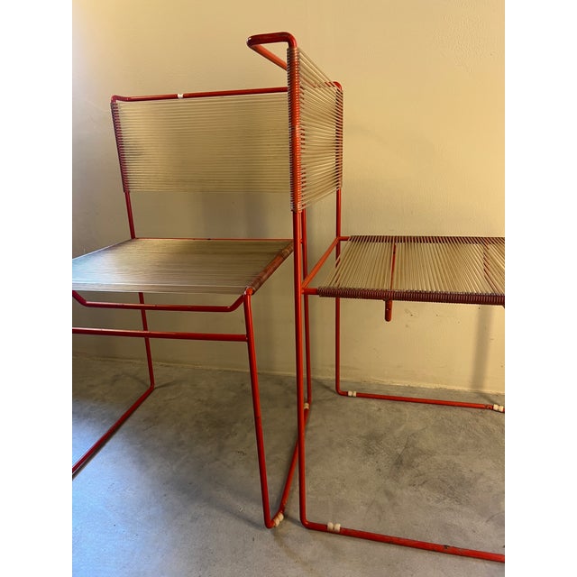 Vintage Italian Flyline Spaghetti Chairs by Giandomenico Belotti, Set of 2 For Sale - Image 12 of 14