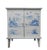 Late 20th Century Vintage Hollywood Regency Style Blue and White Pagoda Shelving, For Sale - Image 5 of 10