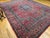 Vintage Turkish Heriz Rug, Hand-Knotted Wool, Geometric Medallion Design, Red & Green, 12x14 For Sale In Chicago - Image 6 of 16