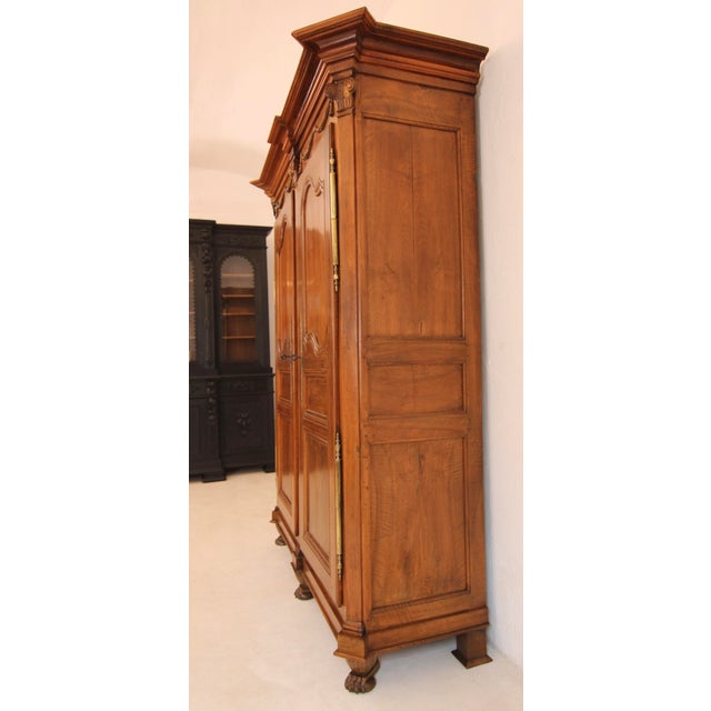 Antique Louis XVI Walnut Wardrobe For Sale - Image 13 of 18