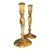 Antique French Gilt Candlesticks - a Pair For Sale