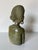 Vintage Verdite Stone African Woman Bust Sculpture Signed Cashel K. For Sale - Image 11 of 12