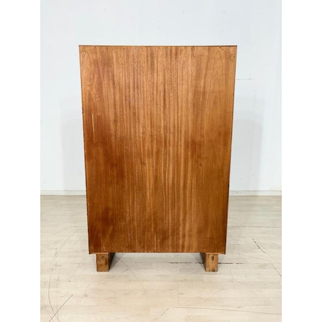 Art Deco Walnut Shelf Bookcase with Compartments, 1928 For Sale - Image 9 of 10