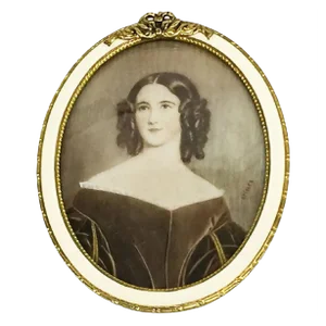Miniature Portrait of a Lady by Stieler