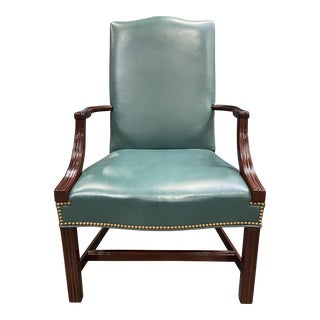 Late 20th Century Leather Office Chair by Hancock & Moore For Sale