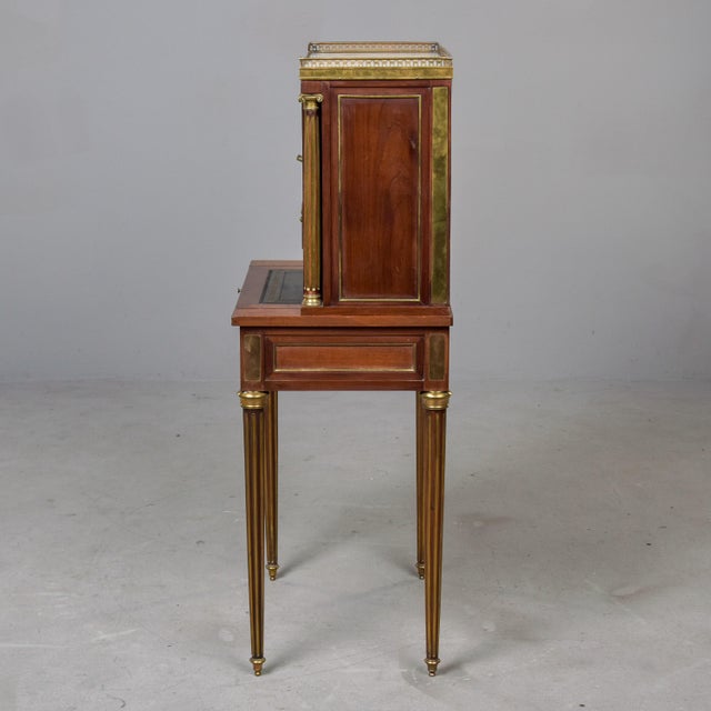 Early 20th Century Louis XVI Style Small Desk With Brass Fittings For Sale - Image 11 of 12