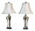Ram Heads Brass Lamps With Shades - a Pair For Sale