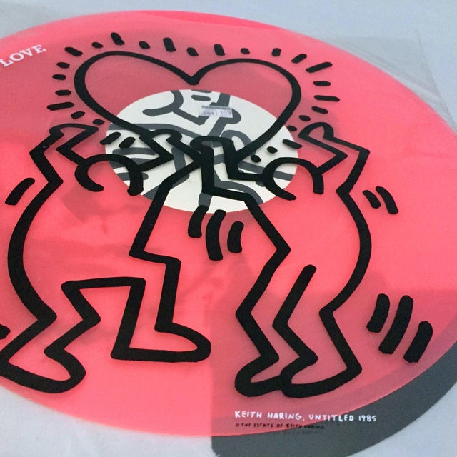 Keith Haring Record Art 2003 Elton John Are You Ready For Love Description : Transparency Vinyl cover licensed by the...