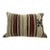 Turkish Hemp Pillow Cushion Natural Red Brown Pillow Cushion Cover 16" x 24" For Sale
