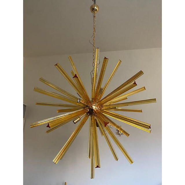 Sputnik Chandelier in Murano Glass Style by Simoeng For Sale - Image 9 of 11