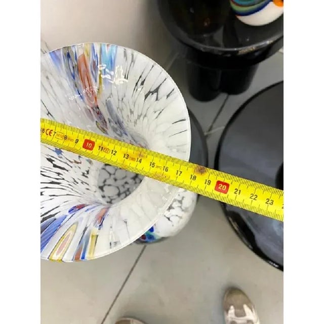 Vases in Murano Glass Style by Simoeng, Set of 2 For Sale - Image 4 of 8