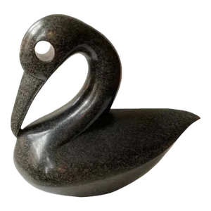 1980s Shona Carved Marble Bird by Maikosi Kanyeredza