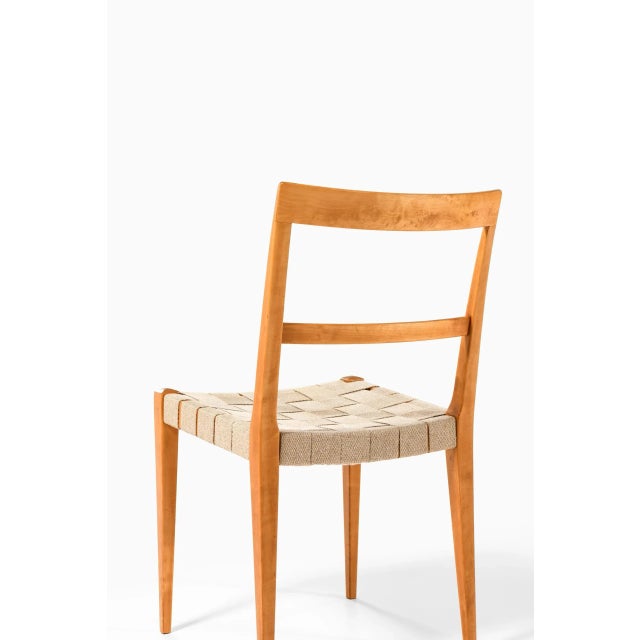 Dining Chair's Model Mimat by Karl Mathsson & Bruno Mathsson in Värnamo, Set of 5 For Sale - Image 10 of 11