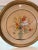 Vintage Mid Century Round Floral Still Life Art Print & Gilded Wood Frame For Sale In Miami - Image 6 of 8