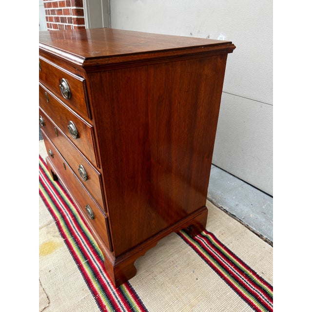American A Antique Walnut Chippendale Chest of Drawers, Pennsylvania, Circa 1760s For Sale - Image 3 of 13