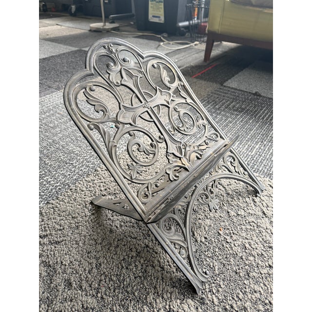 Rustic European Bible Stand, Vintage For Sale - Image 3 of 3