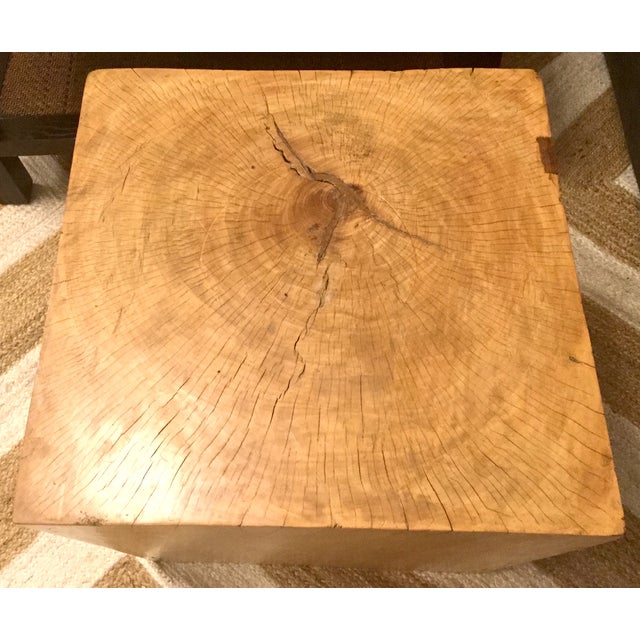 Solid Wood Side Table/Stool Chairish