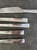 32 piece stainless steel flatware pieces manufactured by Robert Welch. The pattern is Svenska and the set consists of: 10...