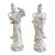 Mid-20th Century Blanc De Chine Porcelain Figures of Quan Yin, Pair For Sale