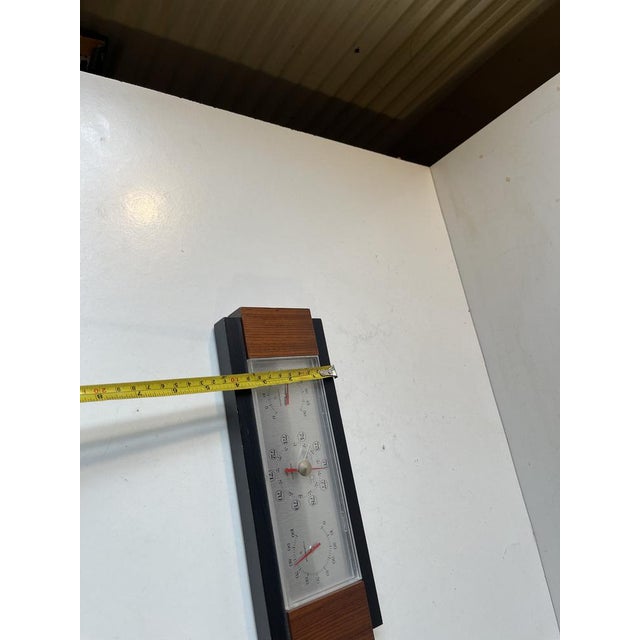 Vintage Teak Weather Station by Barigo, Germany, 1960s For Sale - Image 6 of 8