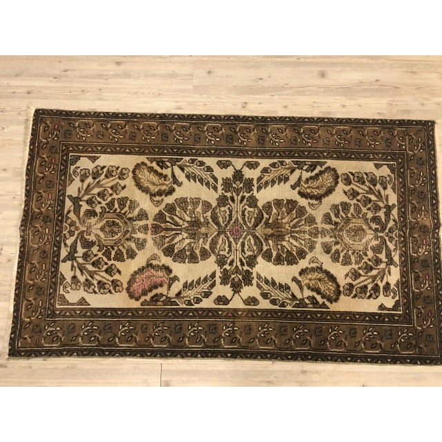 Textile Turkish Handmade Vintage Rug- 3′5″ × 5′10″ For Sale - Image 7 of 11