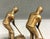 Metal Vintage Brass Golf Player Bookends - A Pair For Sale - Image 7 of 9
