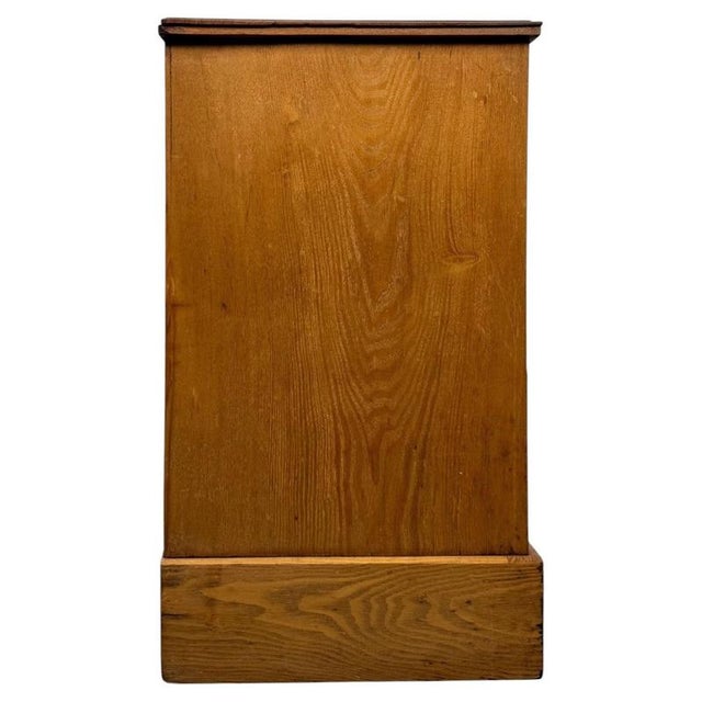 Antique English Victorian Oak Drawer Chest For Sale - Image 6 of 12