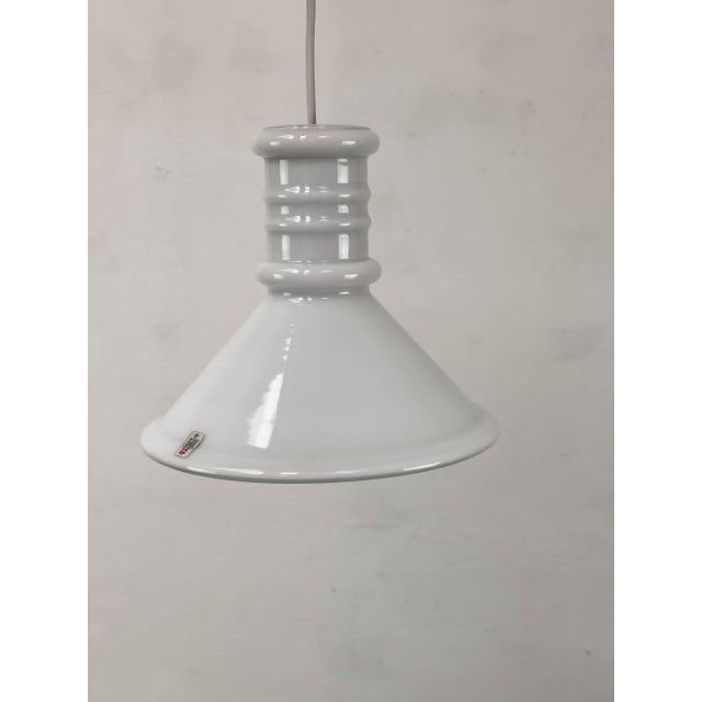 Vintage Apothecary Pendant Lamps in Glass by Holmegaard, 1980s, Set of 2 For Sale - Image 12 of 12