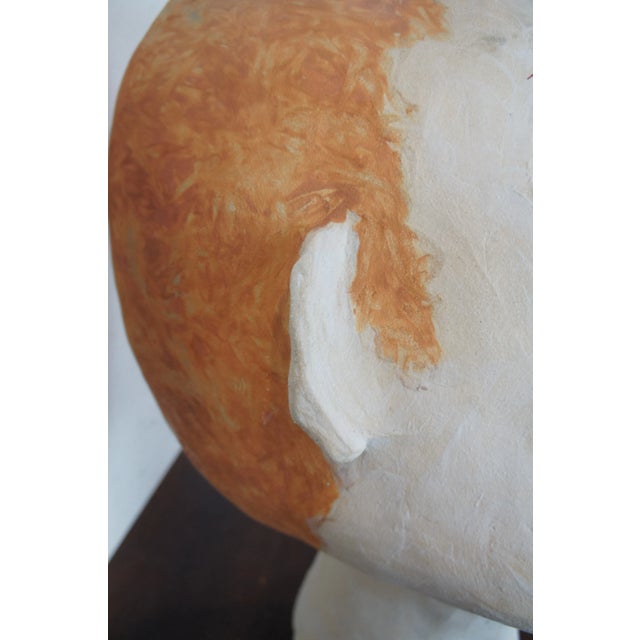 Stress by Deborah Ballard Art Sculpture Figural Head Bust For Sale - Image 6 of 13