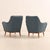 Pair of Mid-Century Modern Lounge Chairs in the Style of Englender & Bonta, C. 1950s For Sale - Image 4 of 4
