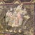 Burmese Kalaga Tapestry Embroidered with Elephants in a Golden Frame
