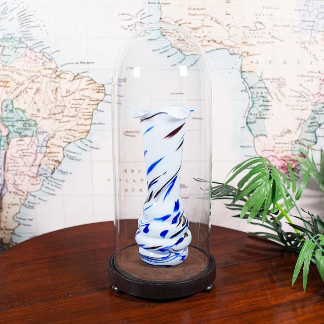 Victorian Tall Victorian Antique Specimen Showcase Dome, English, Glass, Taxidermy, 1895 For Sale - Image 3 of 10